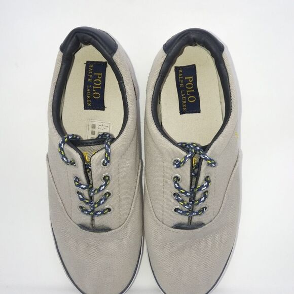 Polo Ralph Lauren Vaughn 2 Casual Sneakers Boys Size 6 Grey - Picture 6 of 8